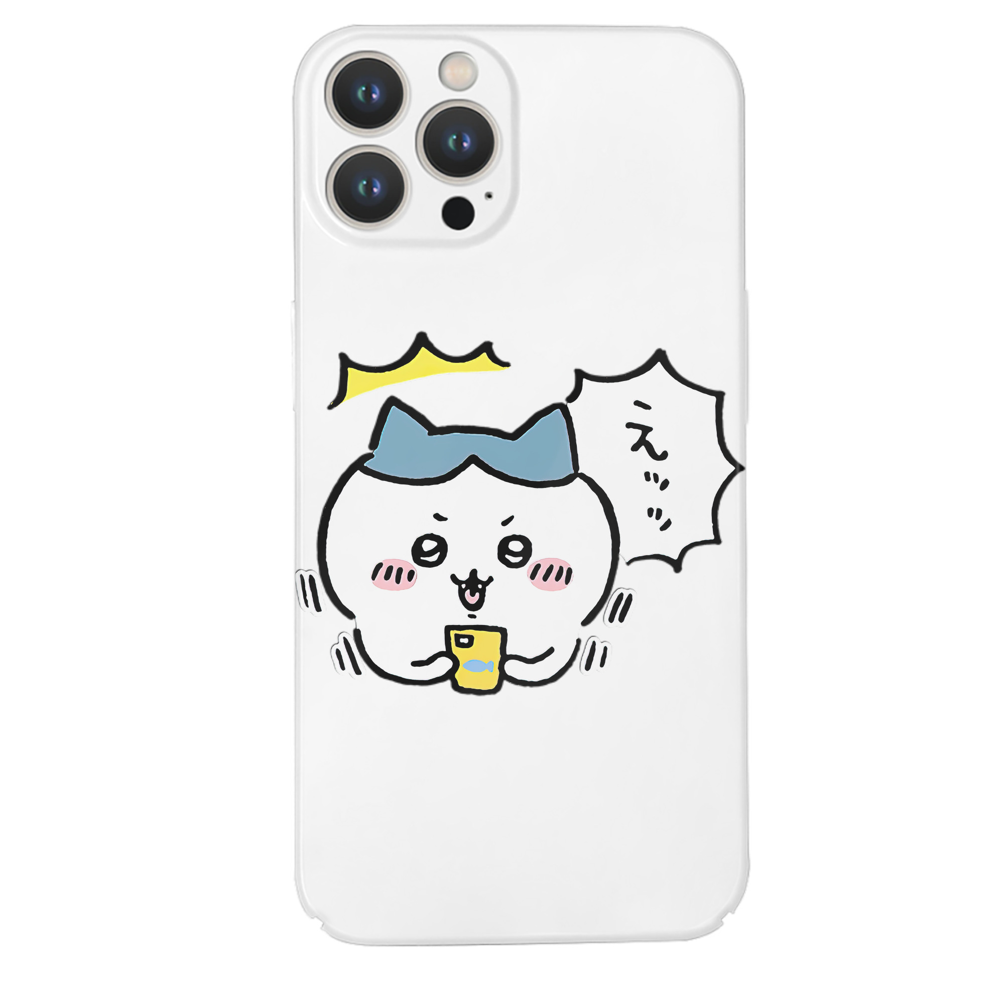 （画像用） ちいかわ ハチワレ Chii-kawa hachiware 【iPhone 14シリーズ対応】ハードケース